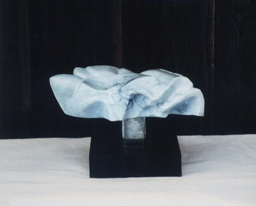 Fotograf: Eget foto
Værk  titel: Skyen 
Værk  type: Skulptur 
Materiale: Statuario marmor 
Størrelse: 20x30x18 cm 
Færdiggjort: 1993 