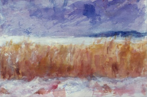 Fotograf: Asger Baagøe
Værk  titel: Vinter ved stranden 
Værk  type: Maleri 
Materiale: Akvarel på papir 
Størrelse: 21 x 30 cm 
Færdiggjort: 1998 