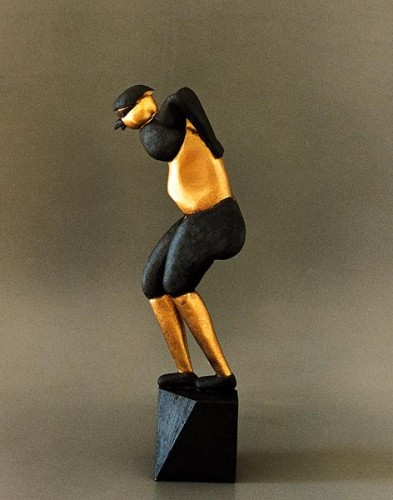 Fotograf: Aage Birck
Værk  titel: Cykelrytter 
Værk  type: Skulptur 
Materiale: Bronze 
Størrelse: 34 cm. inkl. sokkel 
Færdiggjort: 1998 