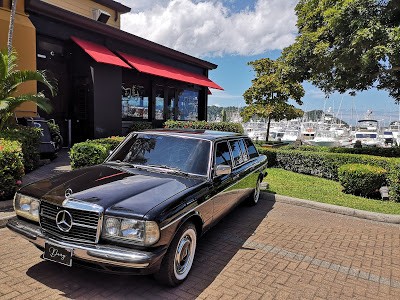 MARINA COSTA RICA. MERCEDES LIMOUSINE 300D RIDES