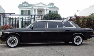 ROHMOSER MANSION. COSTA RICA MERCEDES 300D LIMOUSINE SERVICE