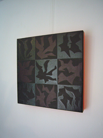 2006
Tusch og tempera på lærred
solgt
40x40x4 cm
