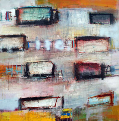 Oil on canvas, 120 x 120 cm, 2008
